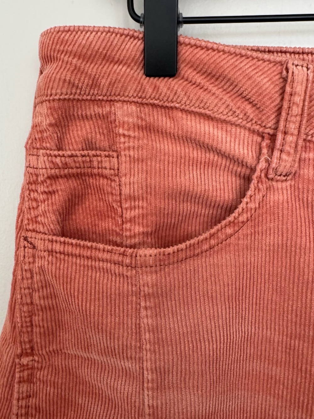 Pilcro The Kenna Mid Rise‎ Heritage Barrel Jeans Corduroy Peach Pants Size 30 - Picture 6 of 13